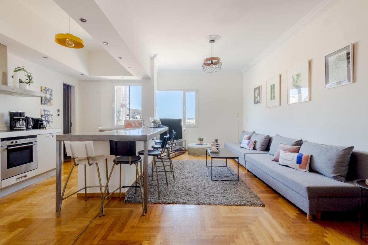 3 Bdr Apt Incredible Acropolis View Athens Luaran gambar